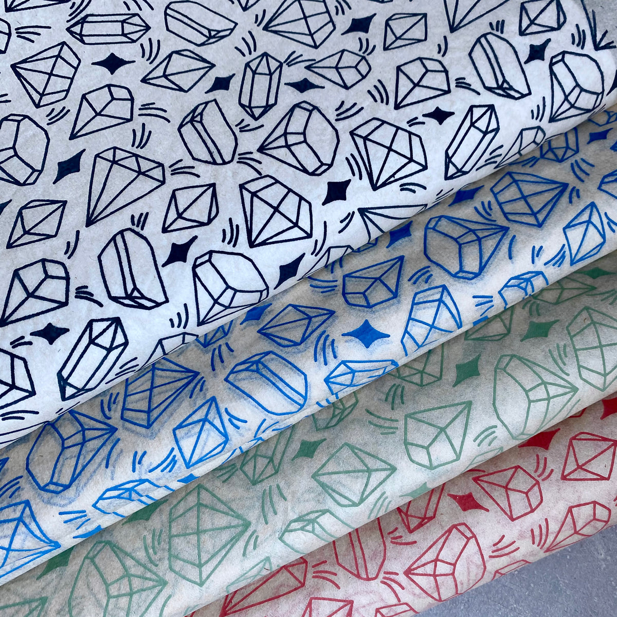 Crystals - Underglaze Transfer Sheet