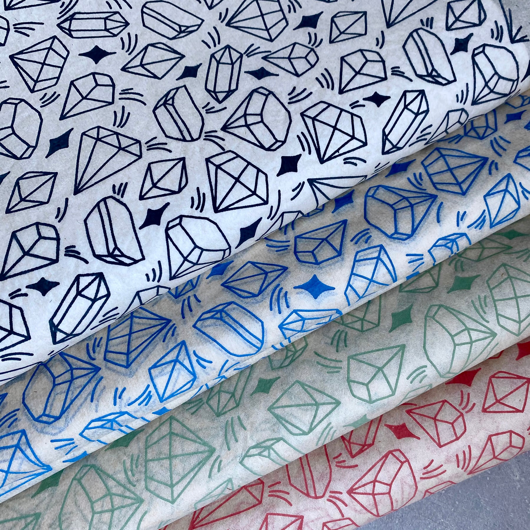 Crystals - Underglaze Transfer Sheet