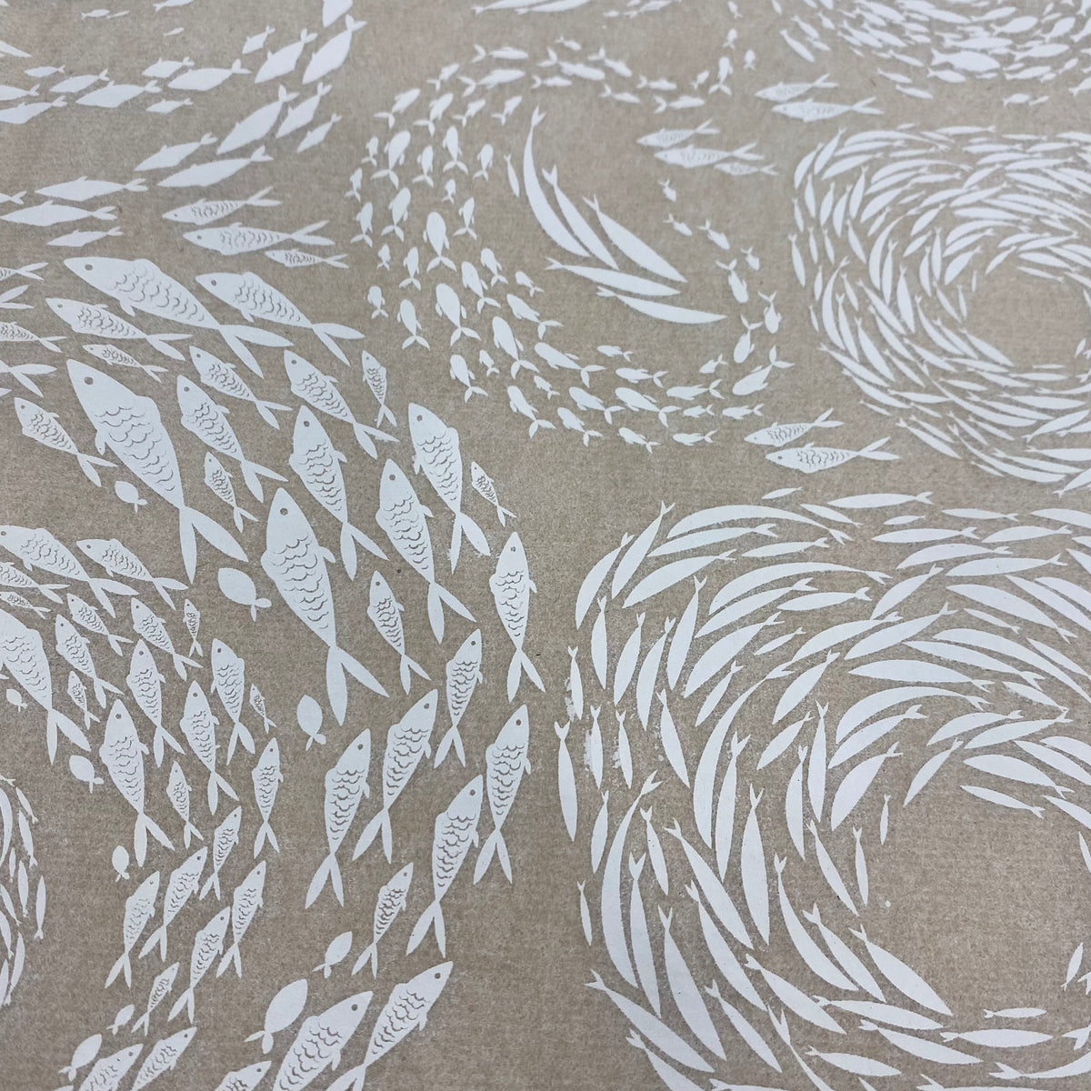 Fish School - Underglaze Transfer Sheet