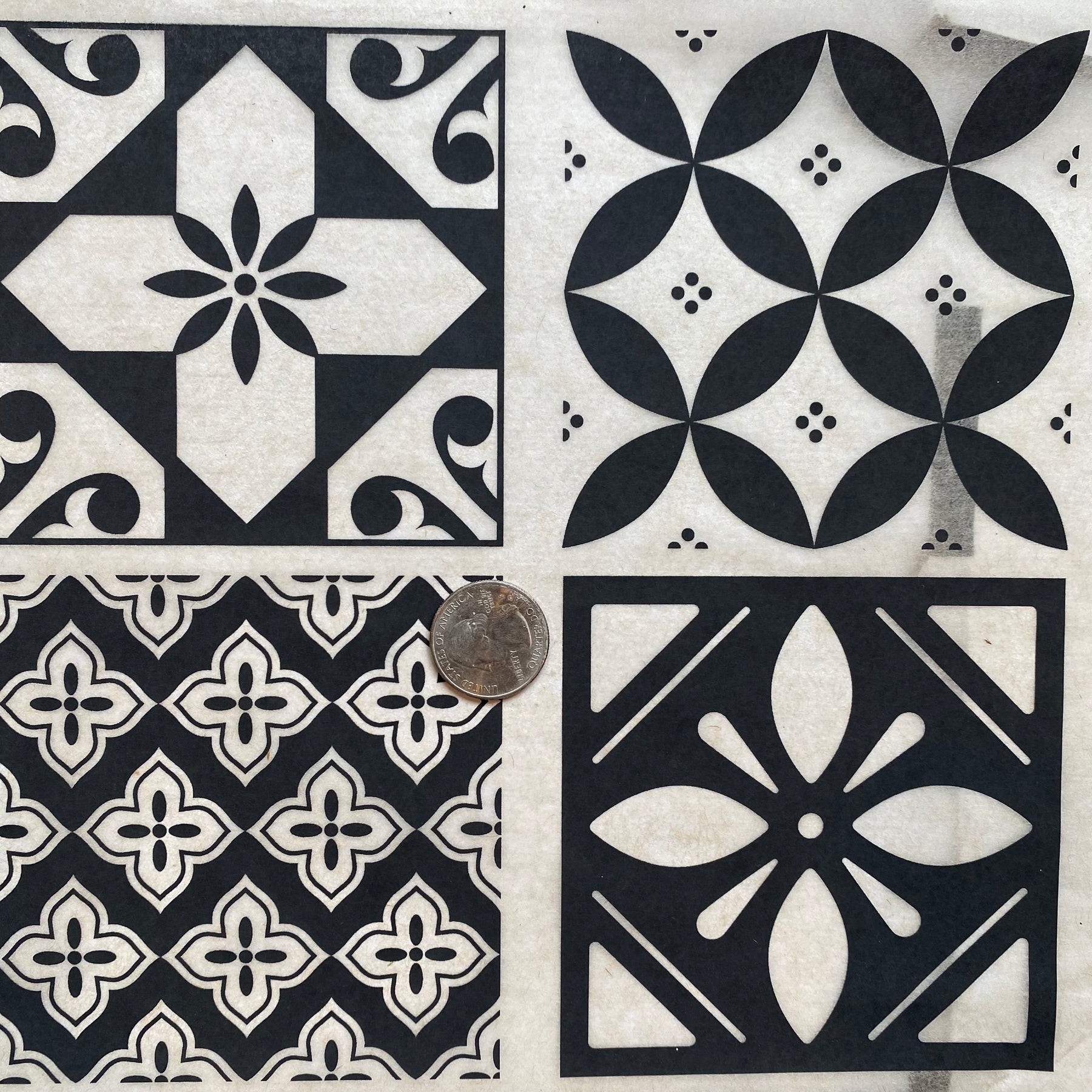 Moroccan Tiles B - Underglaze Transfer Sheet
