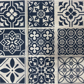 Moroccan Tiles A - Underglaze Transfer Sheet
