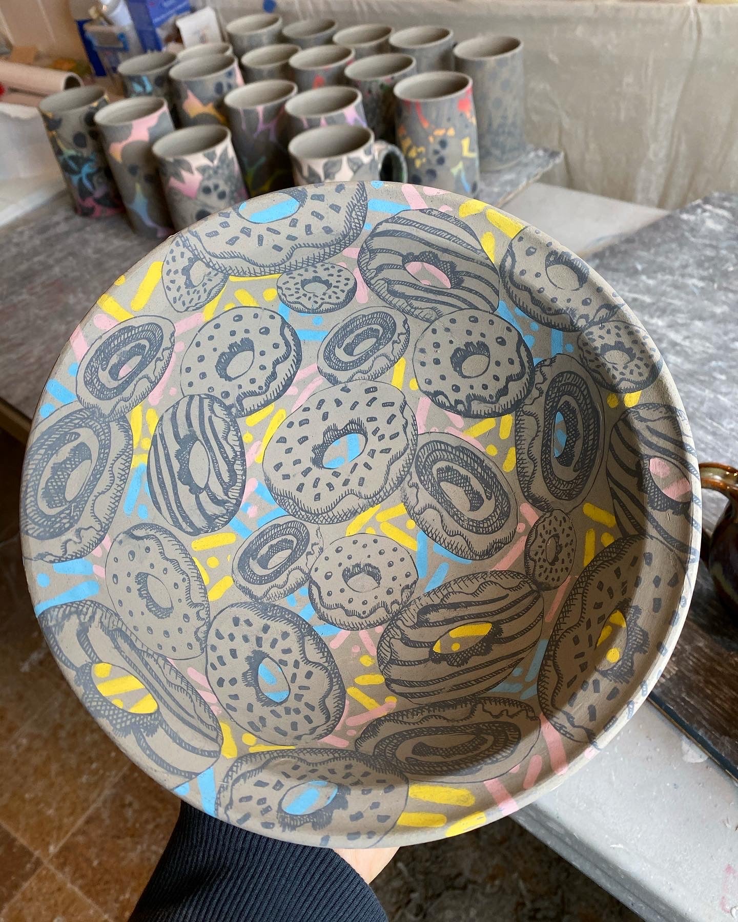 Doughnuts - Underglaze Transfer Sheet