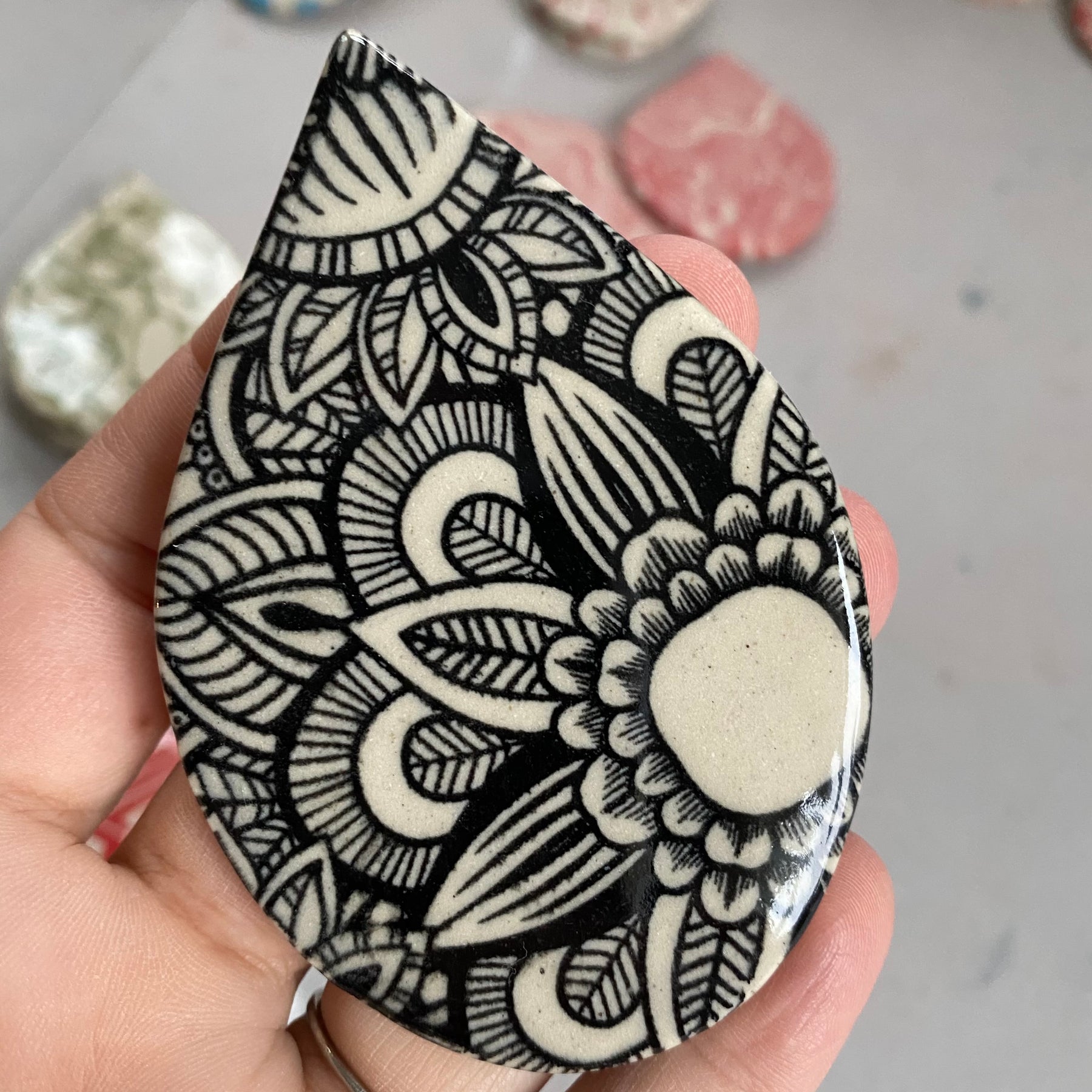 Mandala (open center) - Underglaze Transfer Sheet