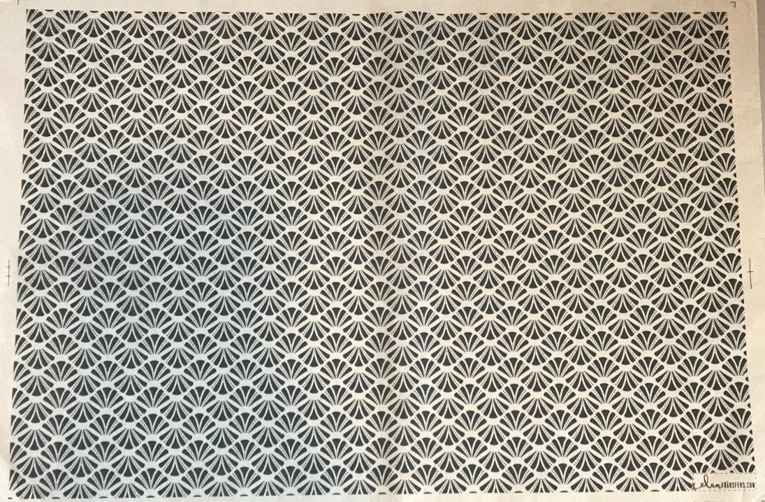 Fans - Underglaze Transfer Sheet