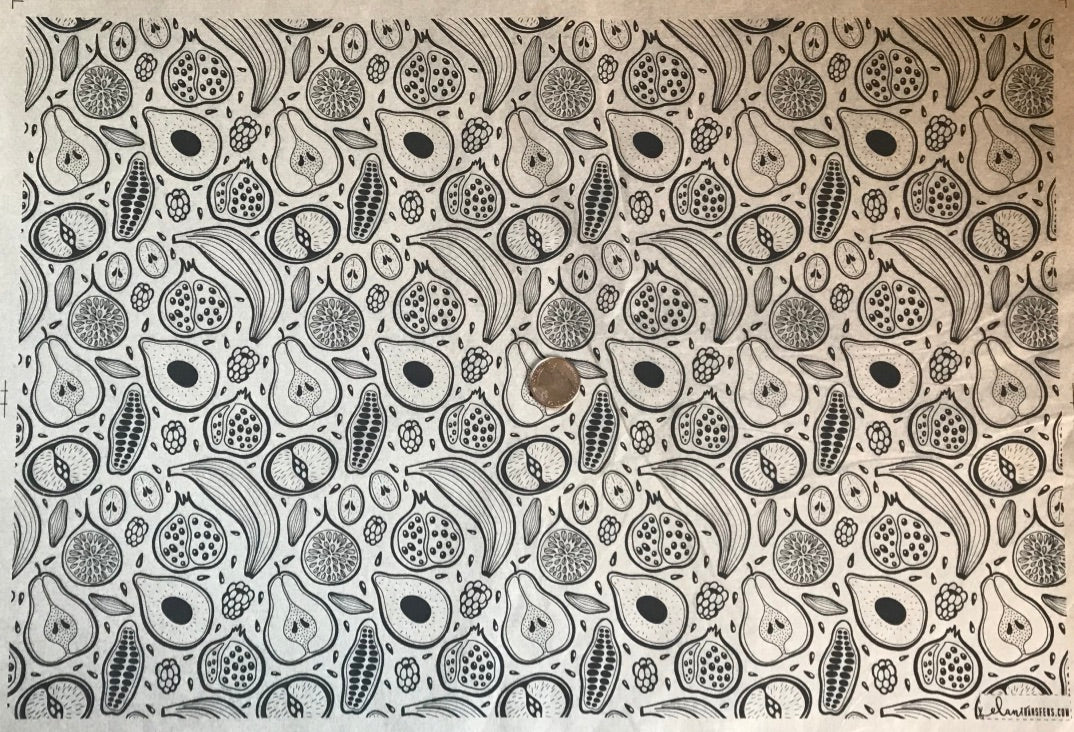 Fruit - Underglaze Transfer Sheet